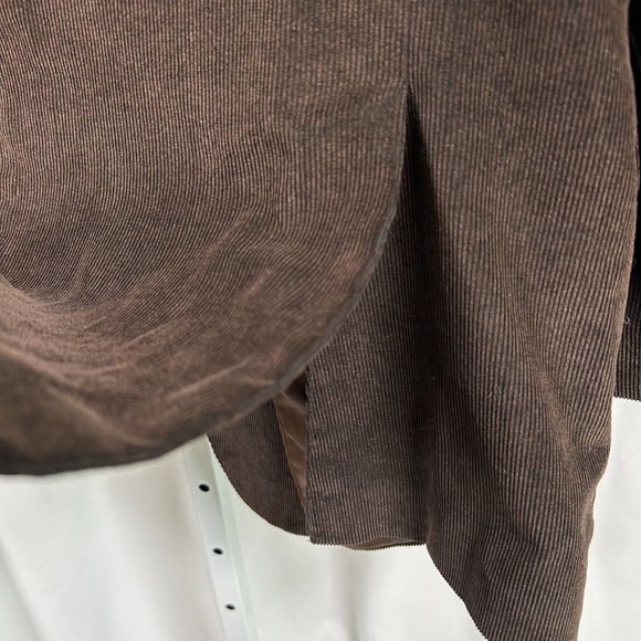 Pronto Uomo Corduroy Sport Coat Mens 46L XLT Brown 100% Cotton Blazer Jacket EUC - Picture 12 of 13